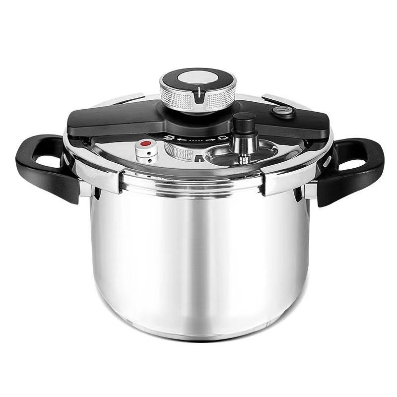 德國進口304不鏽鋼壓力鍋｜燃氣電磁爐通用｜安全升級限壓閥｜燉肉煮飯熬粥一鍋搞定